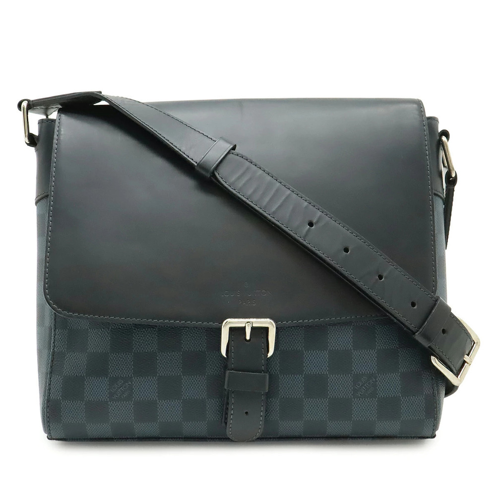 LOUIS VUITTON Damier Cobalt Blue Newport Messenger Bag Shoulder Crossbody